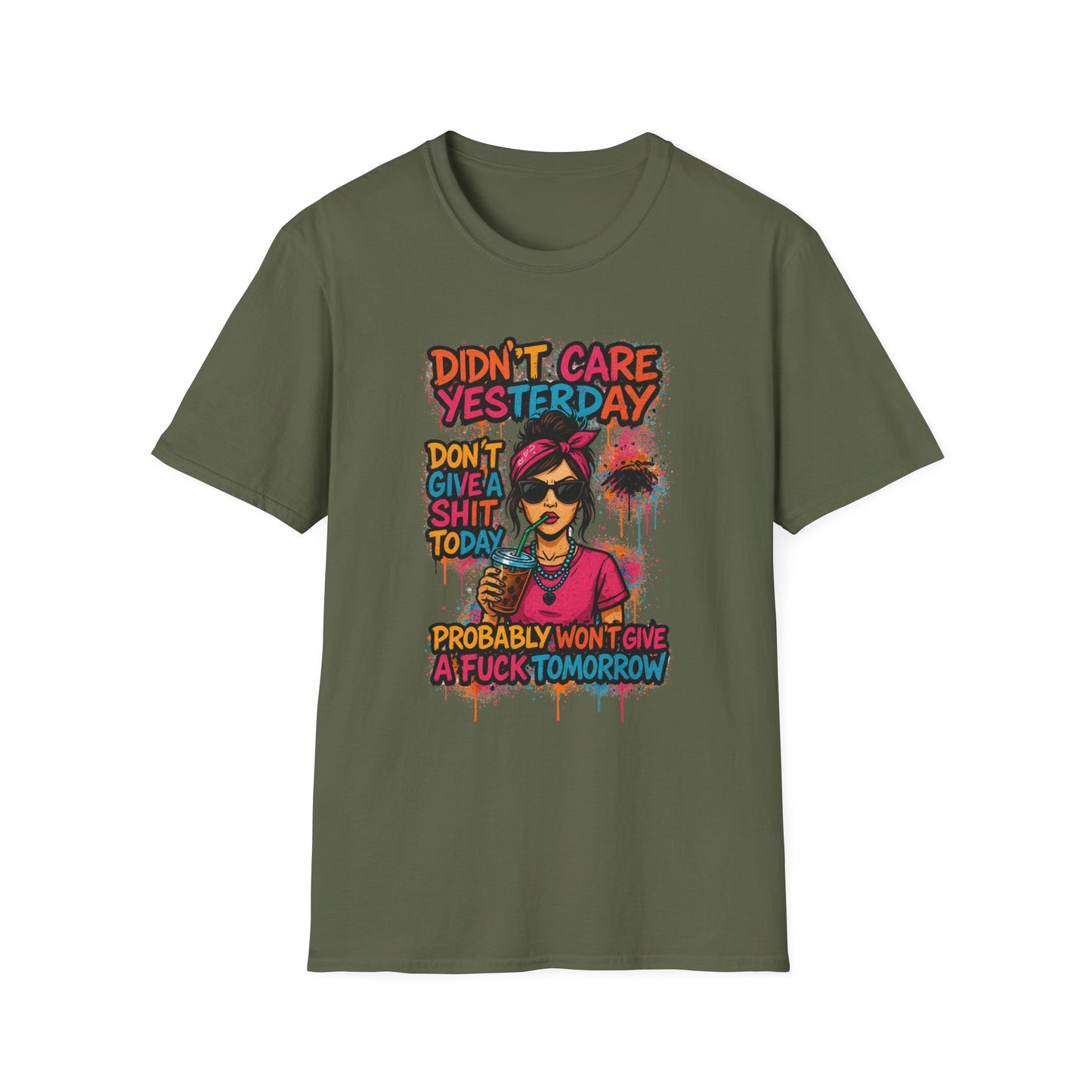 "Didn't Care Yesterday" T-Shirt
