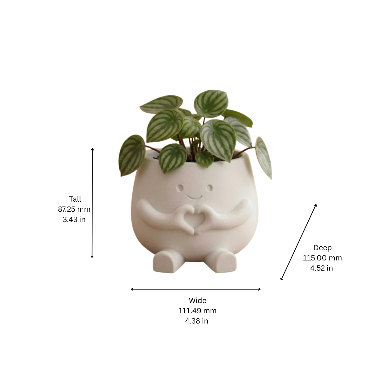 "Happy Heart Hands" Planter Buddy