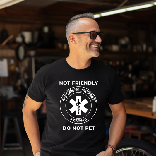 "Emotional Support Husband Do Not Pet" Shirt