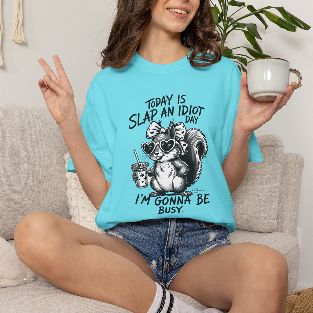Unisex T-shirt- Slap an Idiot