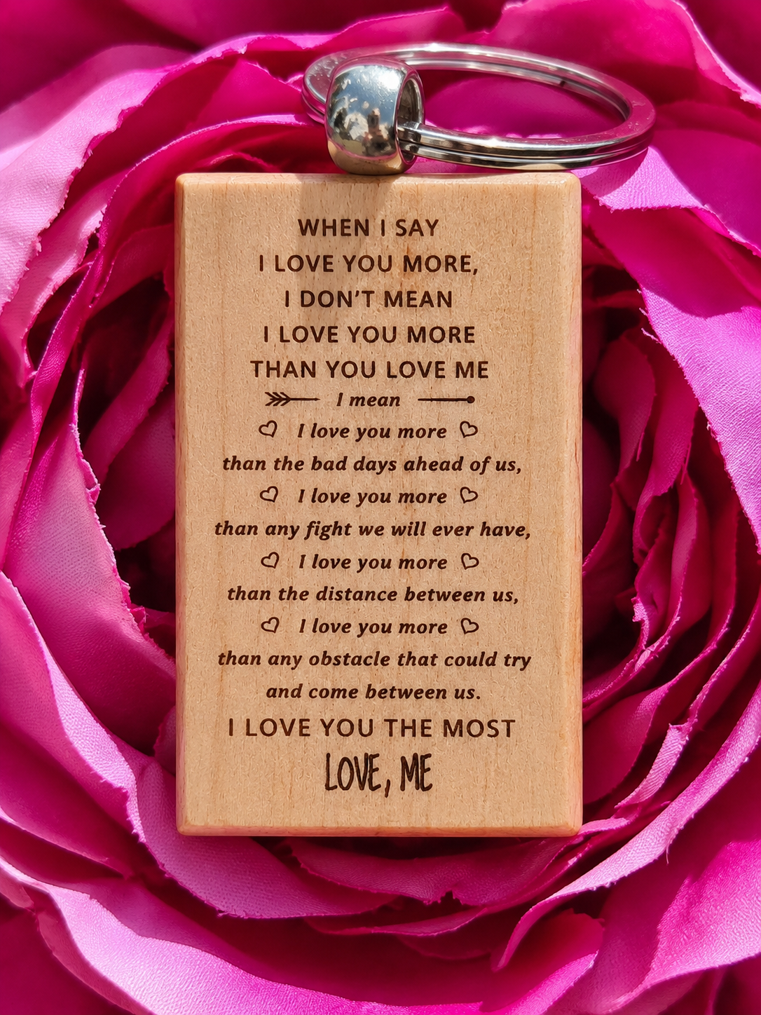 Laser Engraved Keychain