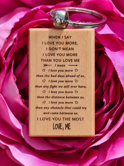 Laser Engraved Keychain