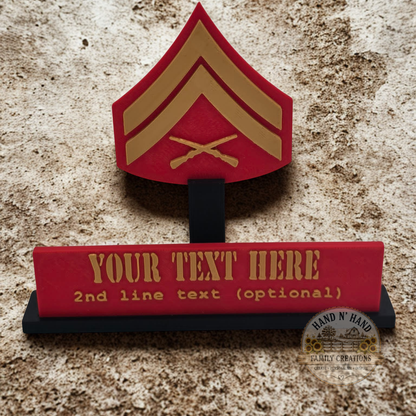 Rank Business card/Challenge Coin 3d Print
