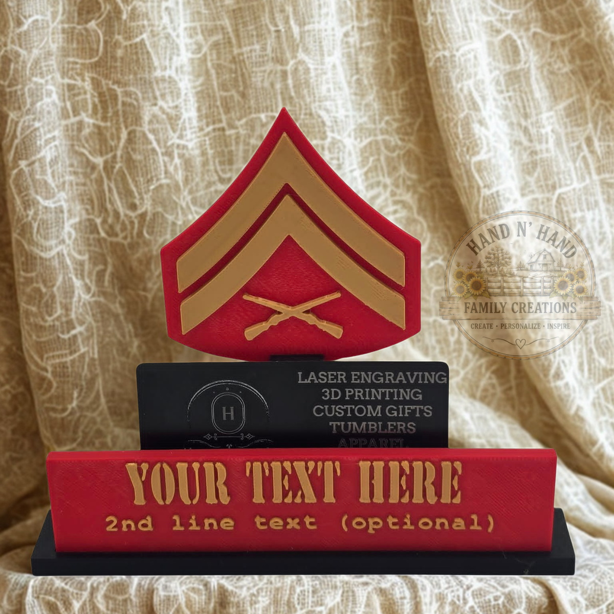 Rank Business card/Challenge Coin 3d Print