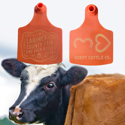Laser Engraved Cow Tags