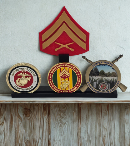 Rank Business card/Challenge Coin 3d Print