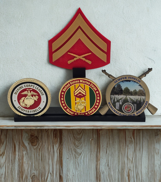 Rank Business card/Challenge Coin 3d Print